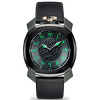 Gaga Milano Men's Black Frame One x Nadine Kanso Watch