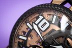 Gaga Milano Watch Neymar Jr. Skeleton Rose Gold Carbon Limited Edition