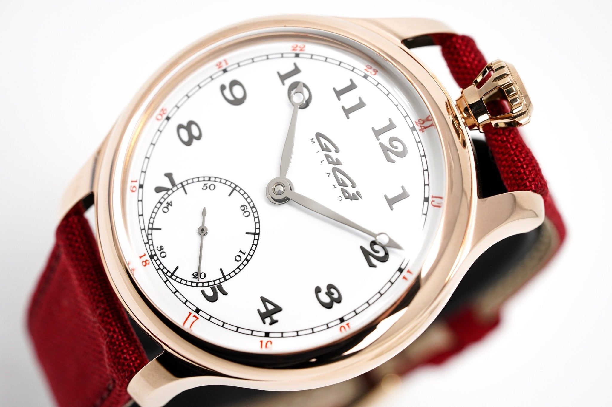 GaGà Milano Watch Classic Steel Rose Gold Pink 8041.01