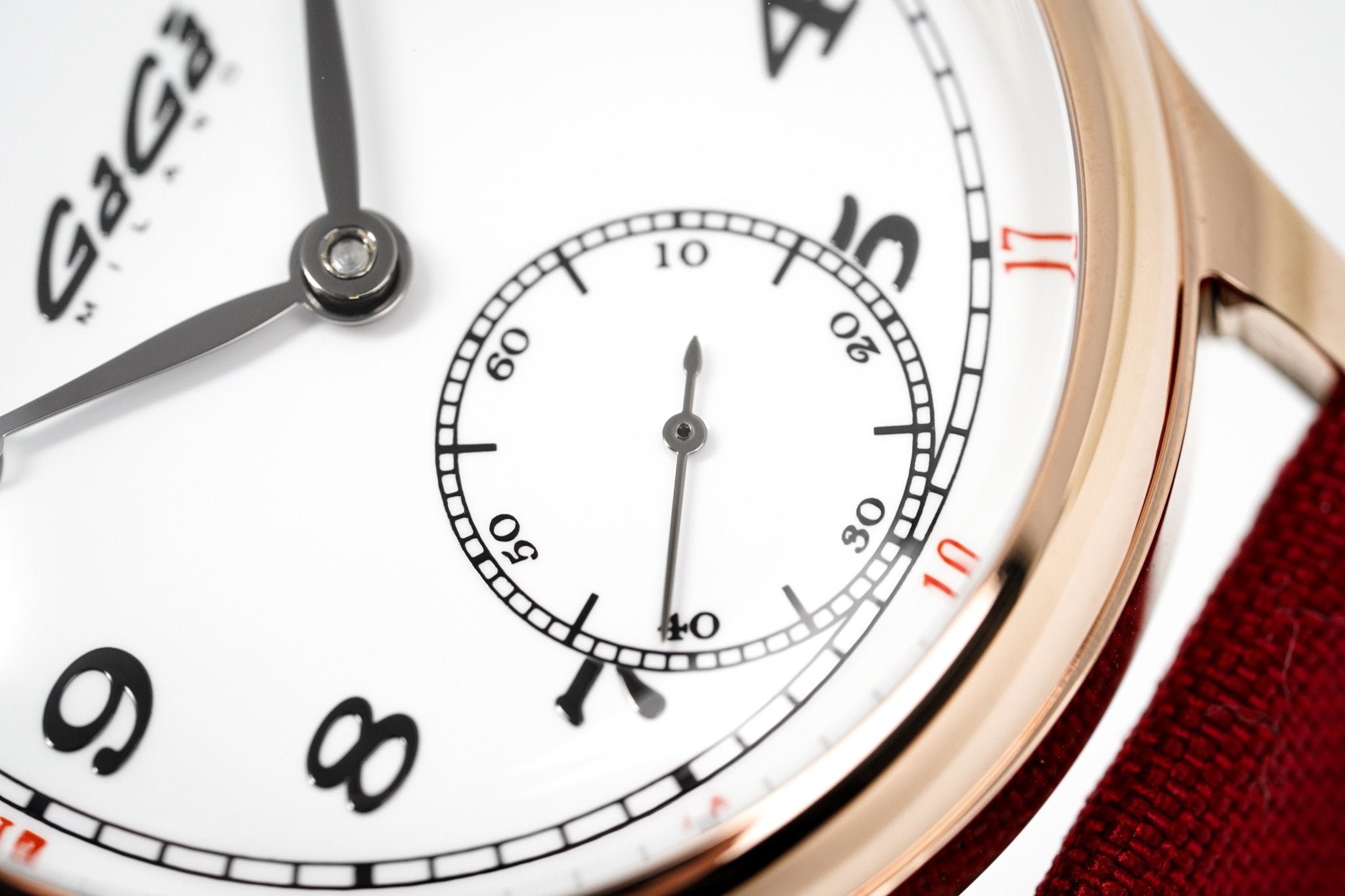 GaGà Milano Watch Classic Steel Rose Gold Pink 8041.01