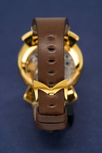 Gagà Milano Watch Manuale 48mm Special Edition Gold Brown