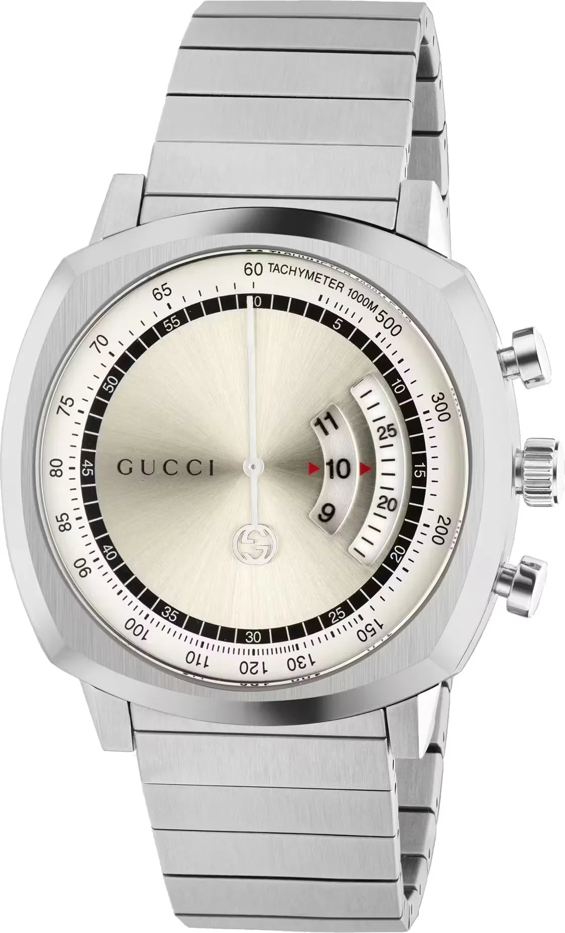 Gucci Grip Watch 40mm Silver