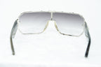 Giles Deacon Sunglasses Shield Silver and Grey