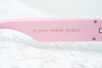 Giles Deacon Sunglasses Shield Pink and Graduated Gold