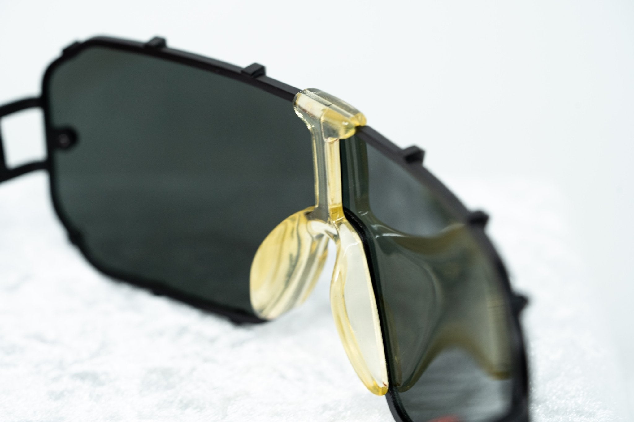 Giles Deacon Sunglasses Shield Red and Dark Grey