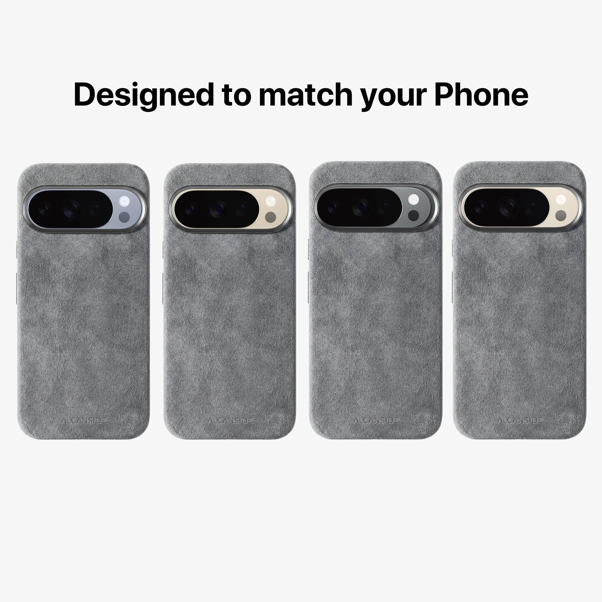 Google Pixel 10 - Alcantara Case - Nardo Gray