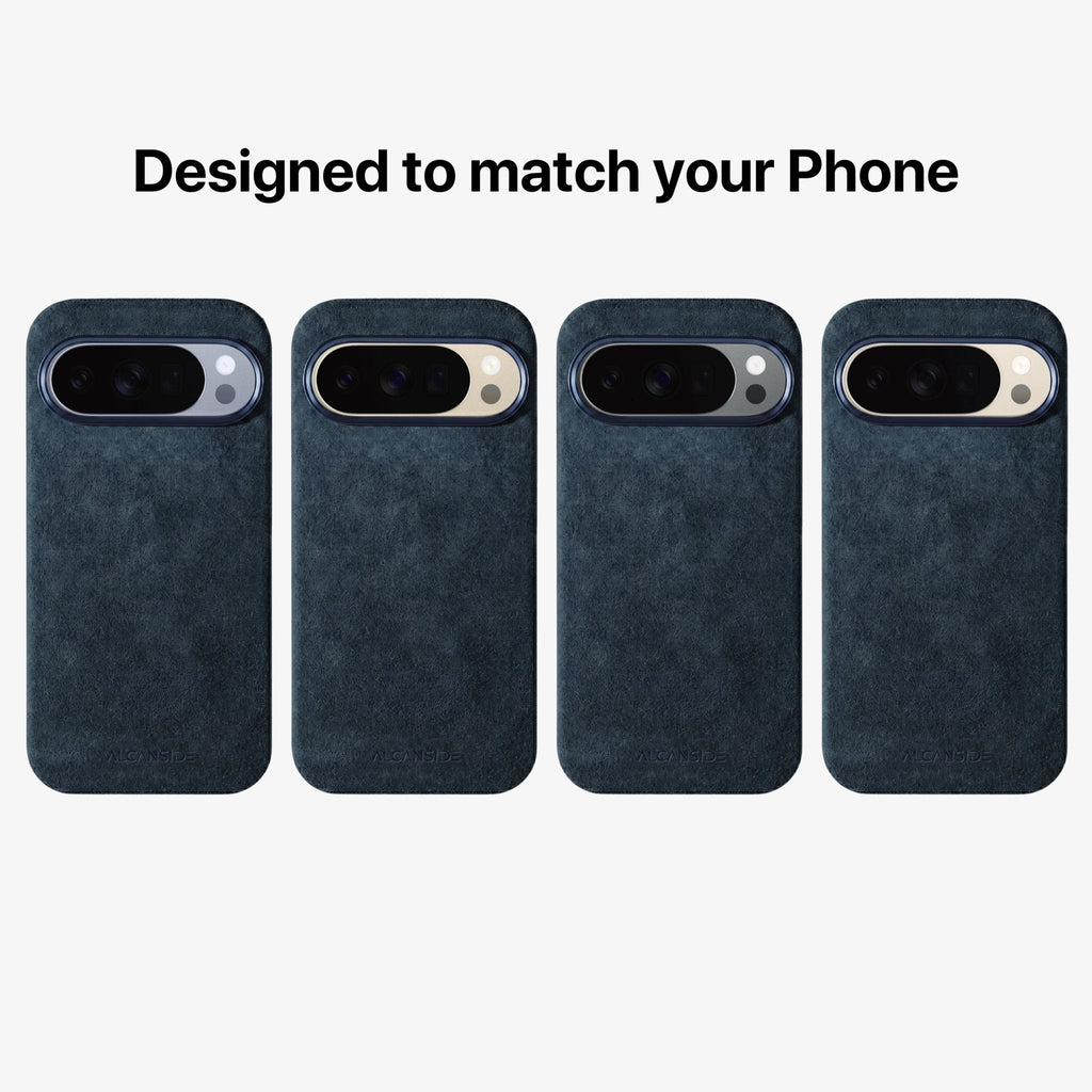 Google Pixel 10 Pro - Alcantara Case - Navy Blue