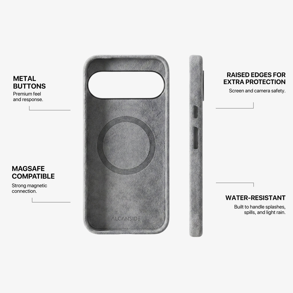 Google Pixel 10 Pro XL - Alcantara Case - Nardo Gray