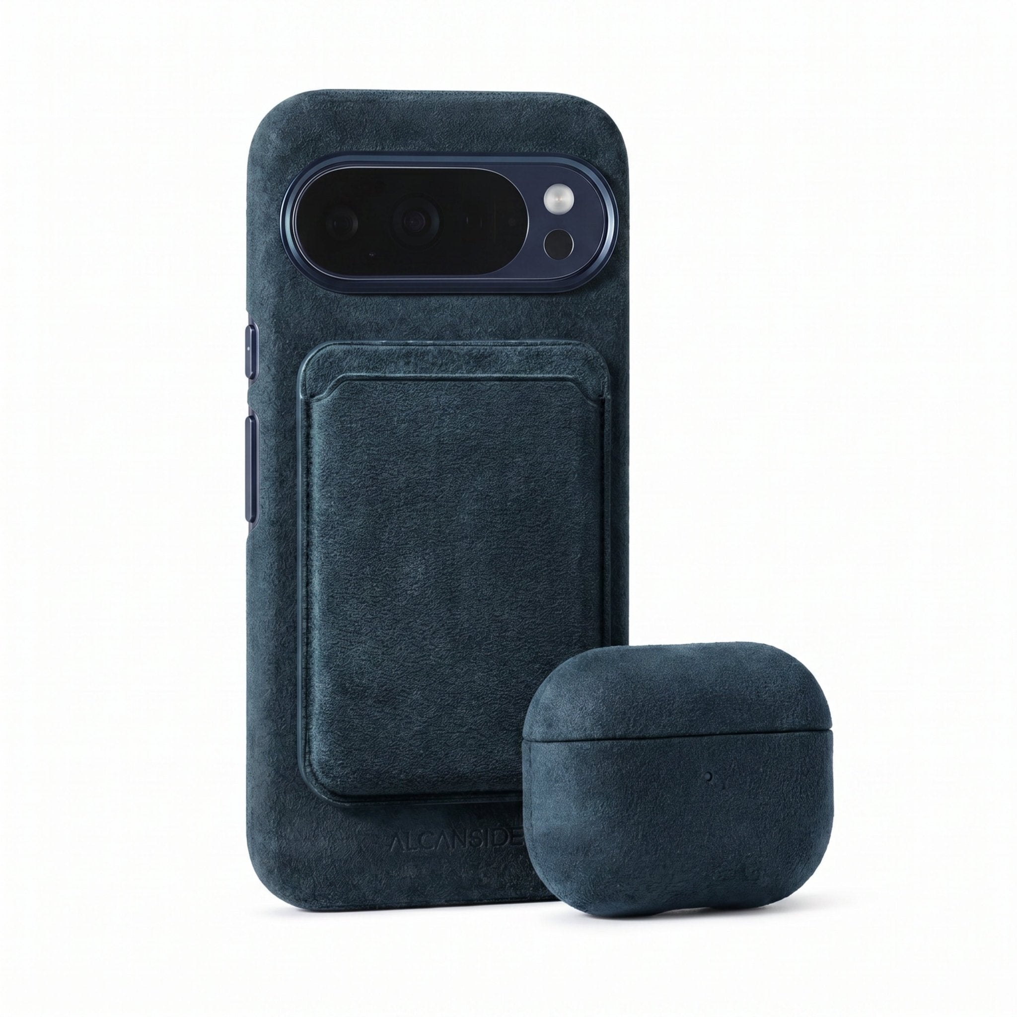 Google Pixel 10 Pro XL - Alcantara Case - Navy Blue