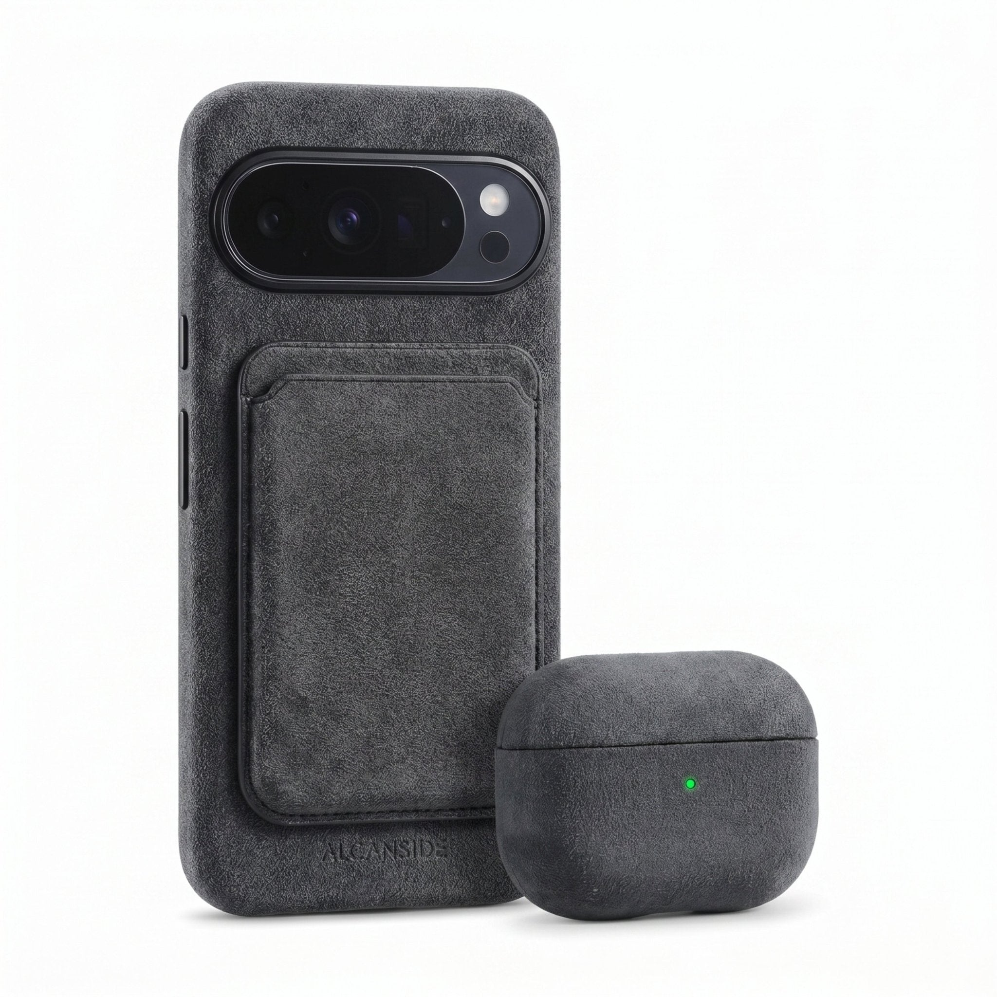 Google Pixel 10 Pro XL - Alcantara Case - Space Grey