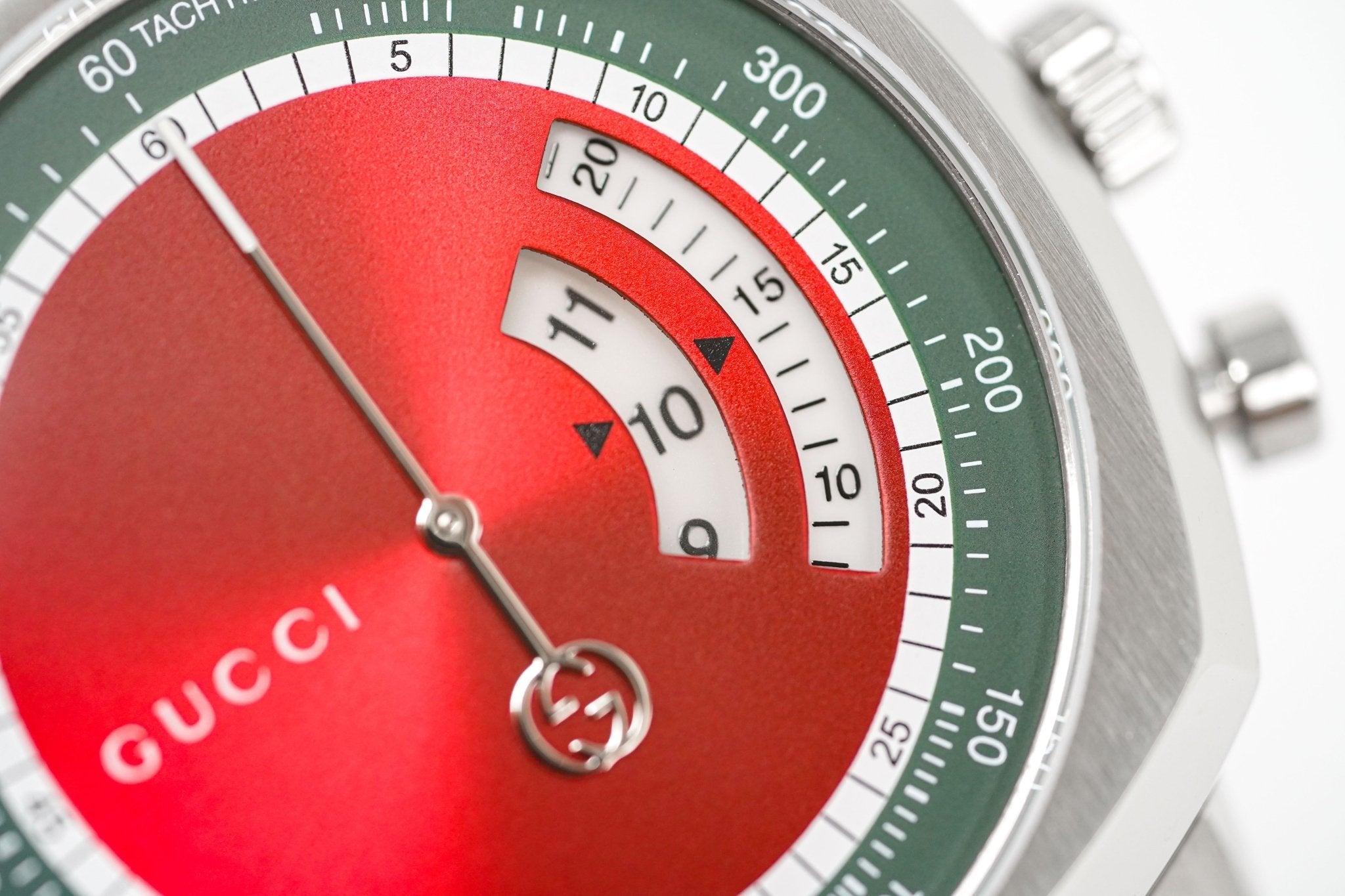 Gucci Grip Watch 40mm Red Green