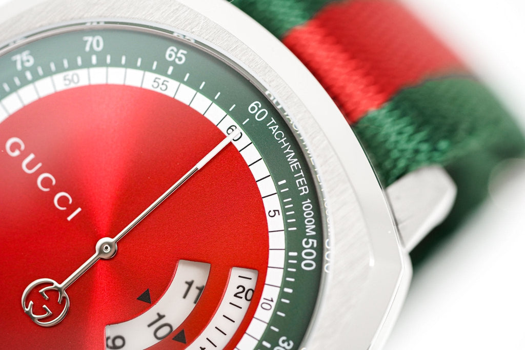 Gucci Grip Watch 40mm Red Green