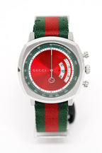 Gucci Grip Watch 40mm Red Green