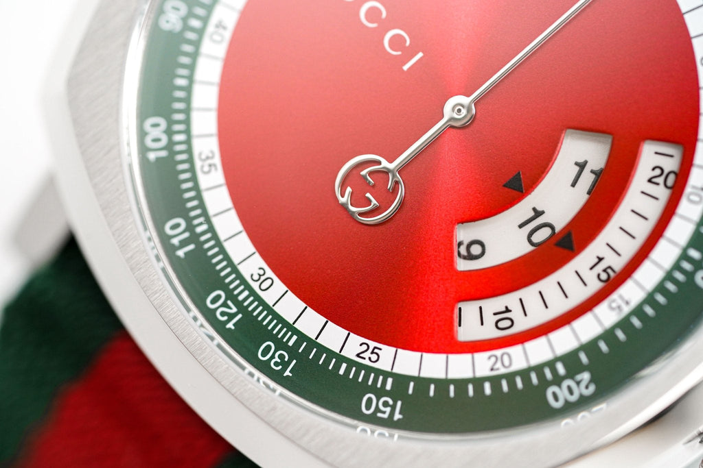 Gucci Grip Watch 40mm Red Green