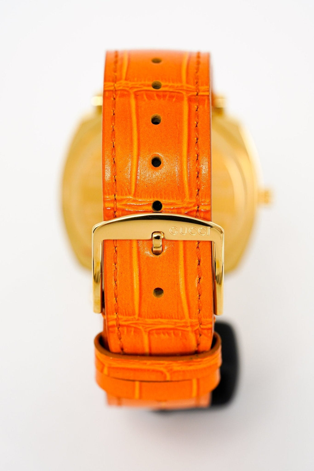 Gucci Watch Grip 38mm Gold PVD Orange
