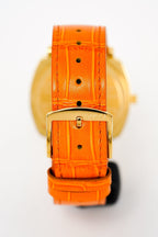 Gucci Watch Grip 38mm Gold PVD Orange