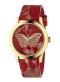 Gucci Watch G-Timeless Ladies 38mm Butterfly Red