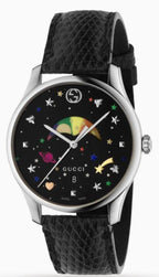 Gucci Watch G-Timeless Moon-Phase 36mm Black