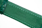 Gucci Watch Grip 38mm Yellow Gold Green Alligator