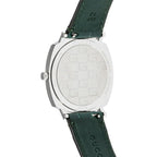 Gucci Grip Unisex Watch Silver Green Alligator