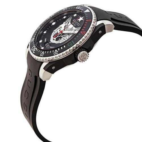 Gucci Watch Dive 40mm Mystic Cat Black