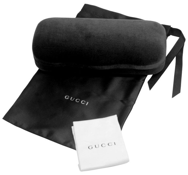 Gucci Men's Sunglasses Classic Square Silver Brown
