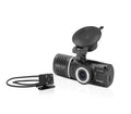 MINOLTA MNCD245T 3-Channel 1080P Car Camcorder w/2.45" LCD & Interior+Rear Camera (Black)