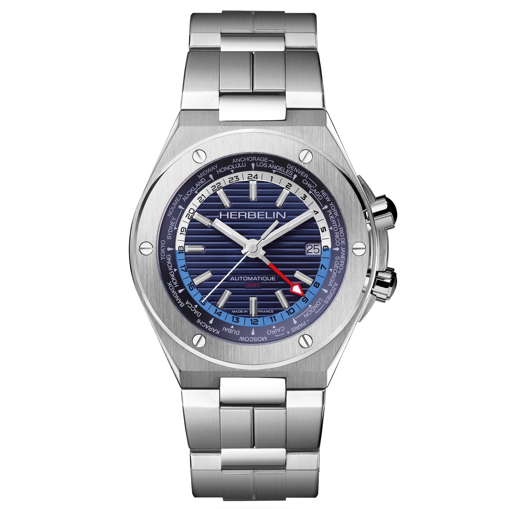 Herbelin Cap Camarat GMT Auto Men's Blue Watch