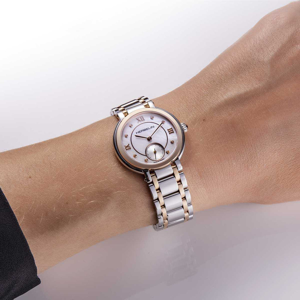 Herbelin Galet  Ladies Two-Tone Watch