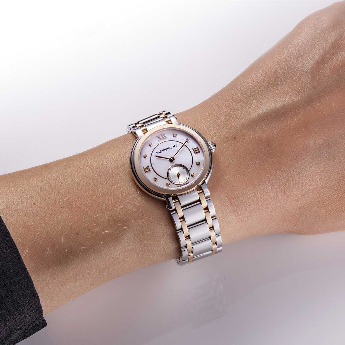 Herbelin Galet  Ladies Two-Tone Watch