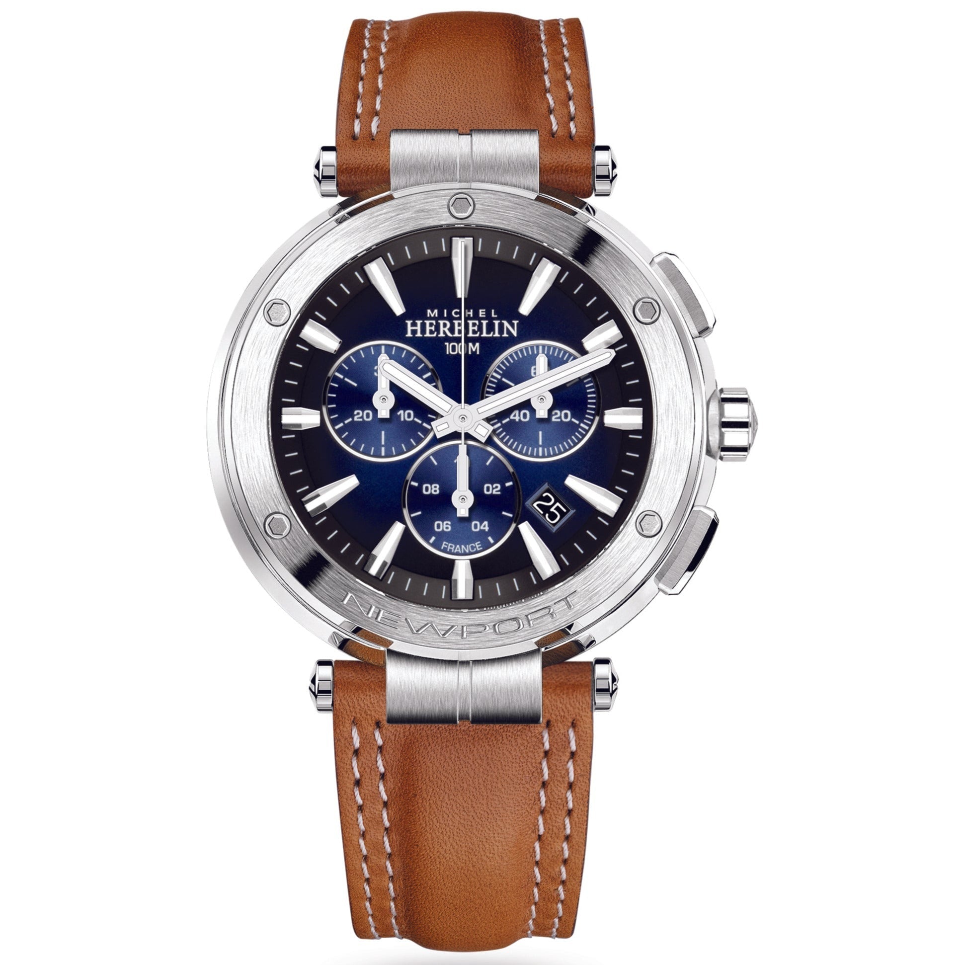Herbelin Montre Newport Chrono Men's Blue Watch