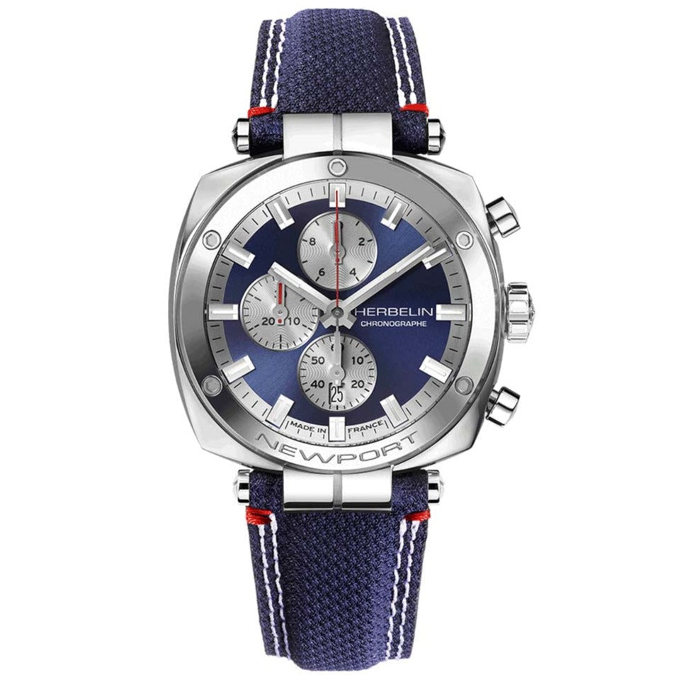 Herbelin Montre Newport Heritage Men's Blue Watch