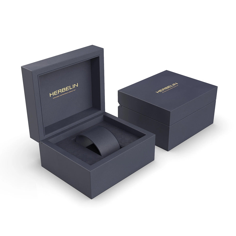 Herbelin Inspiration Ladies Suede Gold Watch