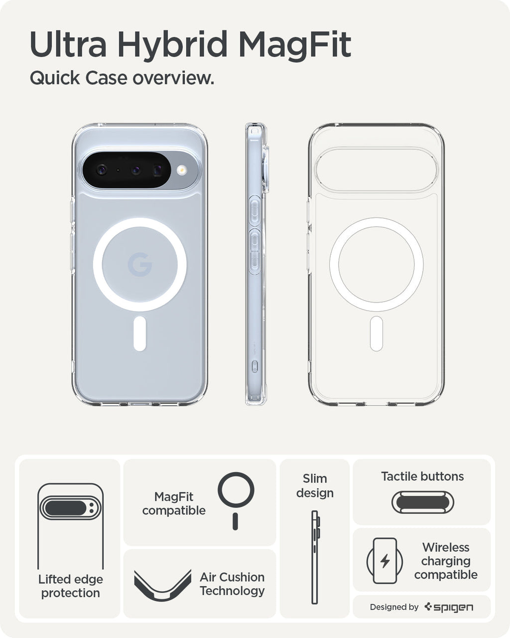 Pixel 10 Series - Ultra Hybrid Metal Ring (Mag Fit)
