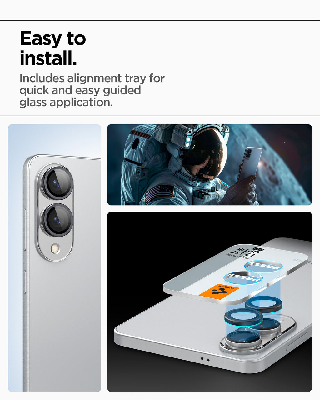 Galaxy S25 Edge - Optik EZ Fit Lens Pro Protector
