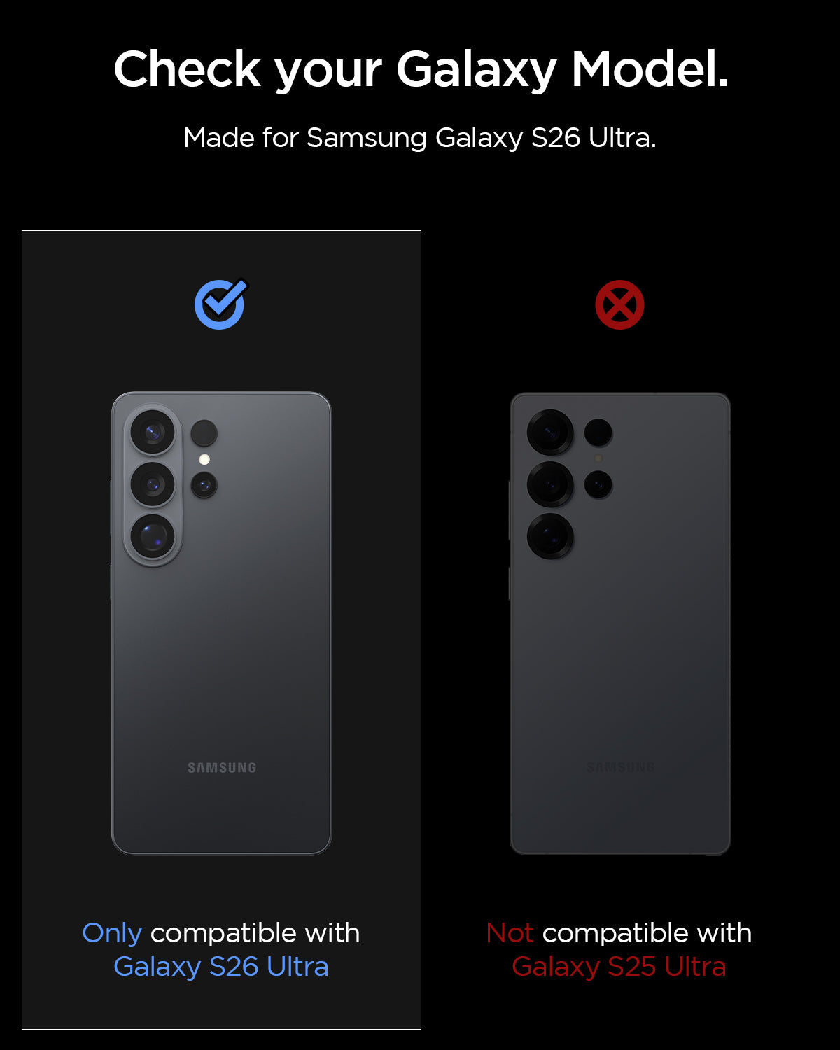 Galaxy S26 Series - Optik EZ Fit Lens Pro Protector