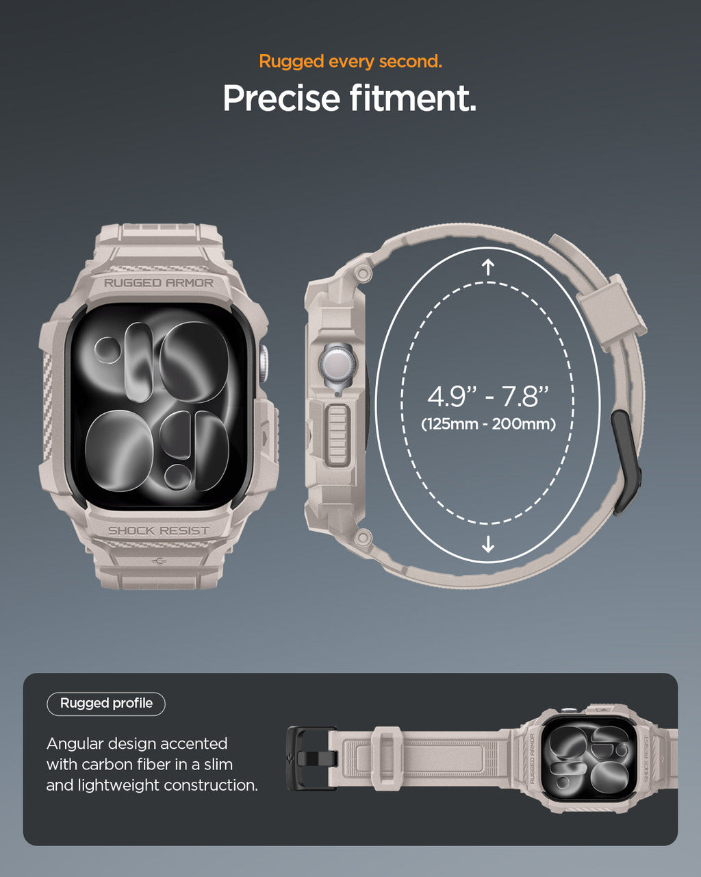 Apple Watch Series - Rugged Armor Pro 2