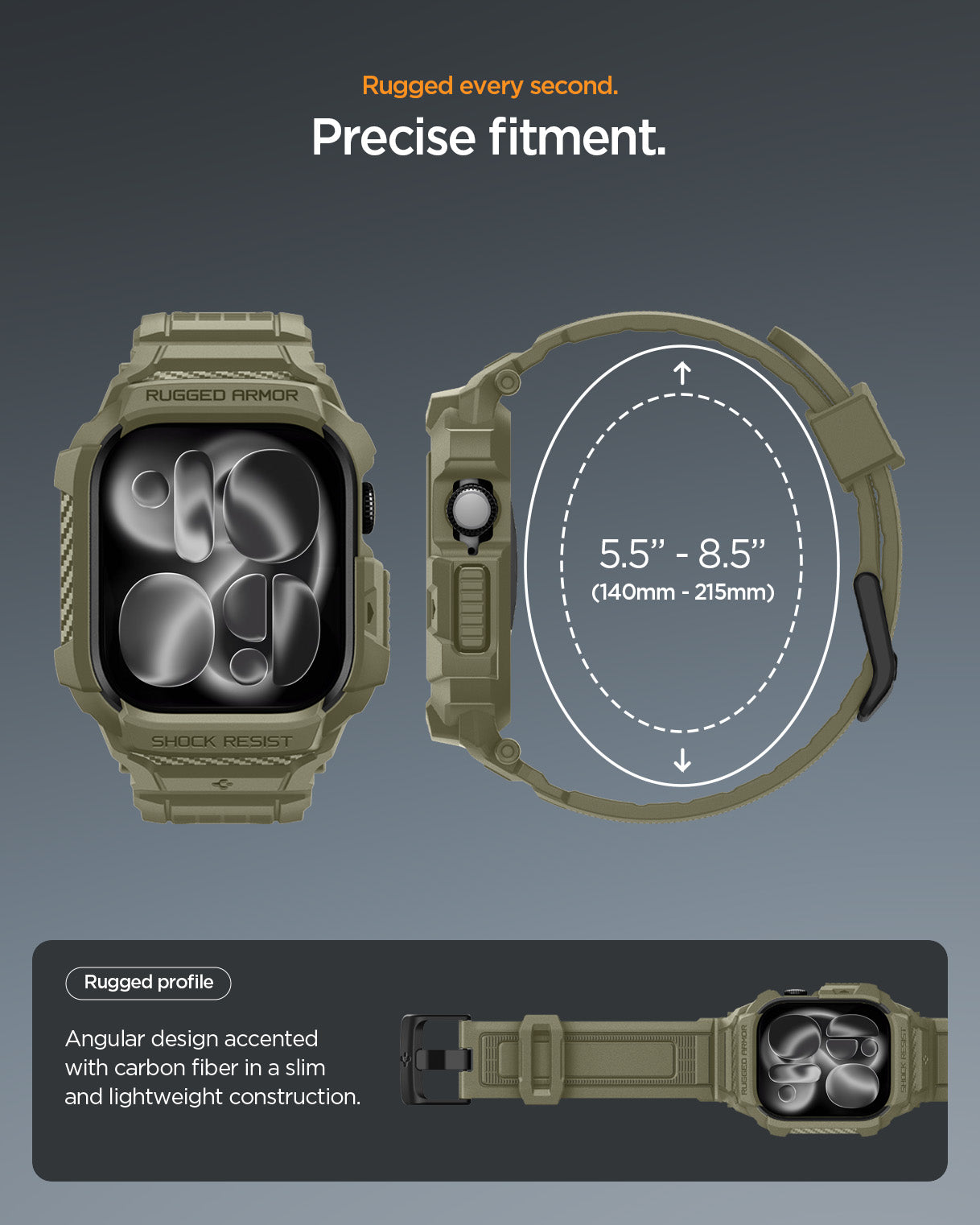 Apple Watch Series - Rugged Armor Pro 2