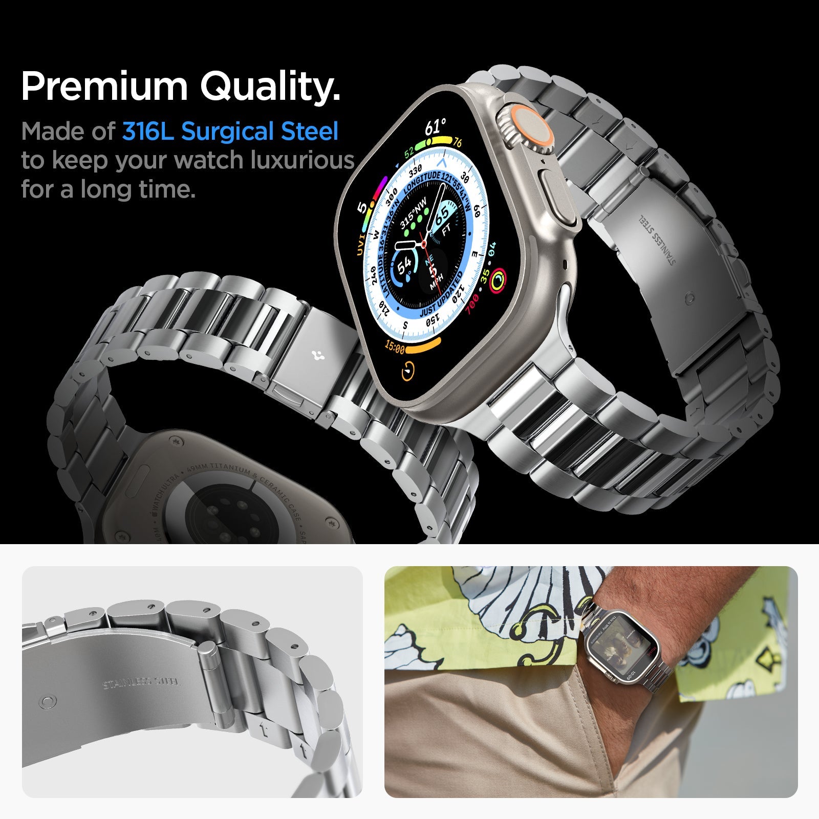 Apple Watch Series - Modern Fit 316L Band