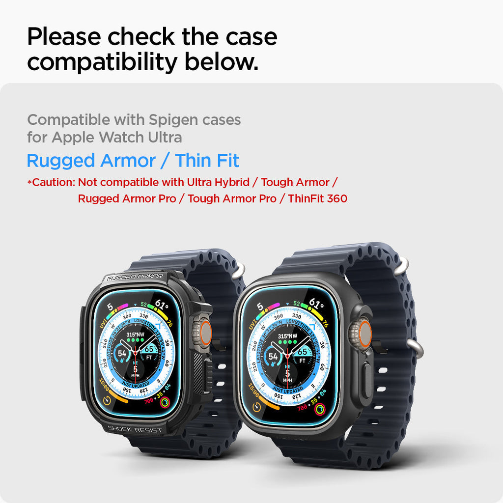 Apple Watch Series - Screen Protector Glas.tR EZ Fit