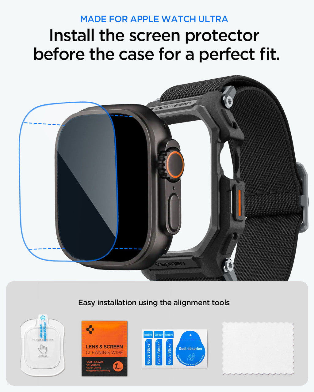 Apple Watch Series - Lite Fit Pro + Screen Protector
