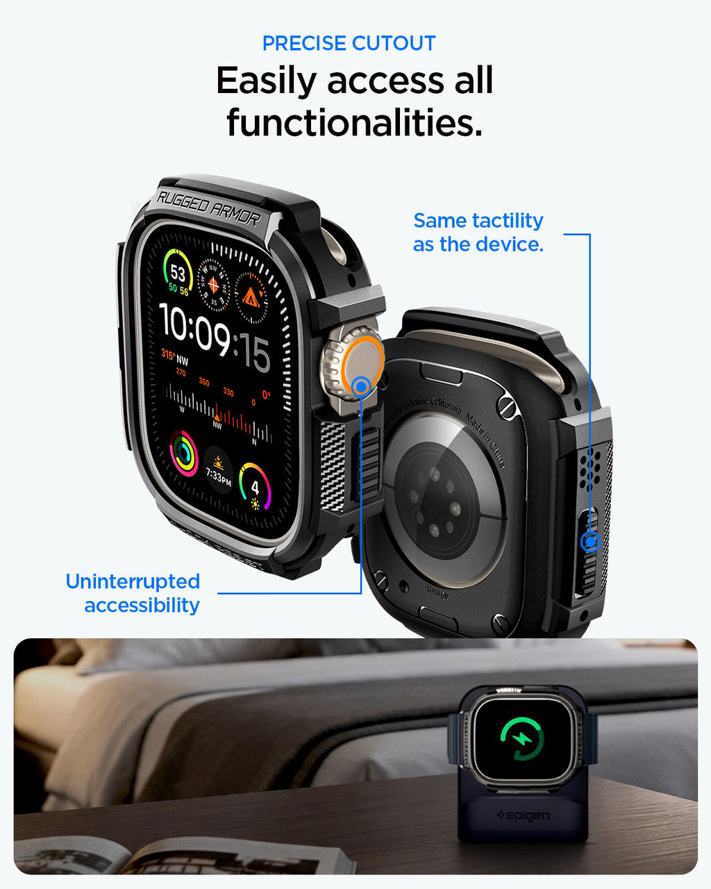 Apple Watch Series - Rugged Armor + Screen Protector