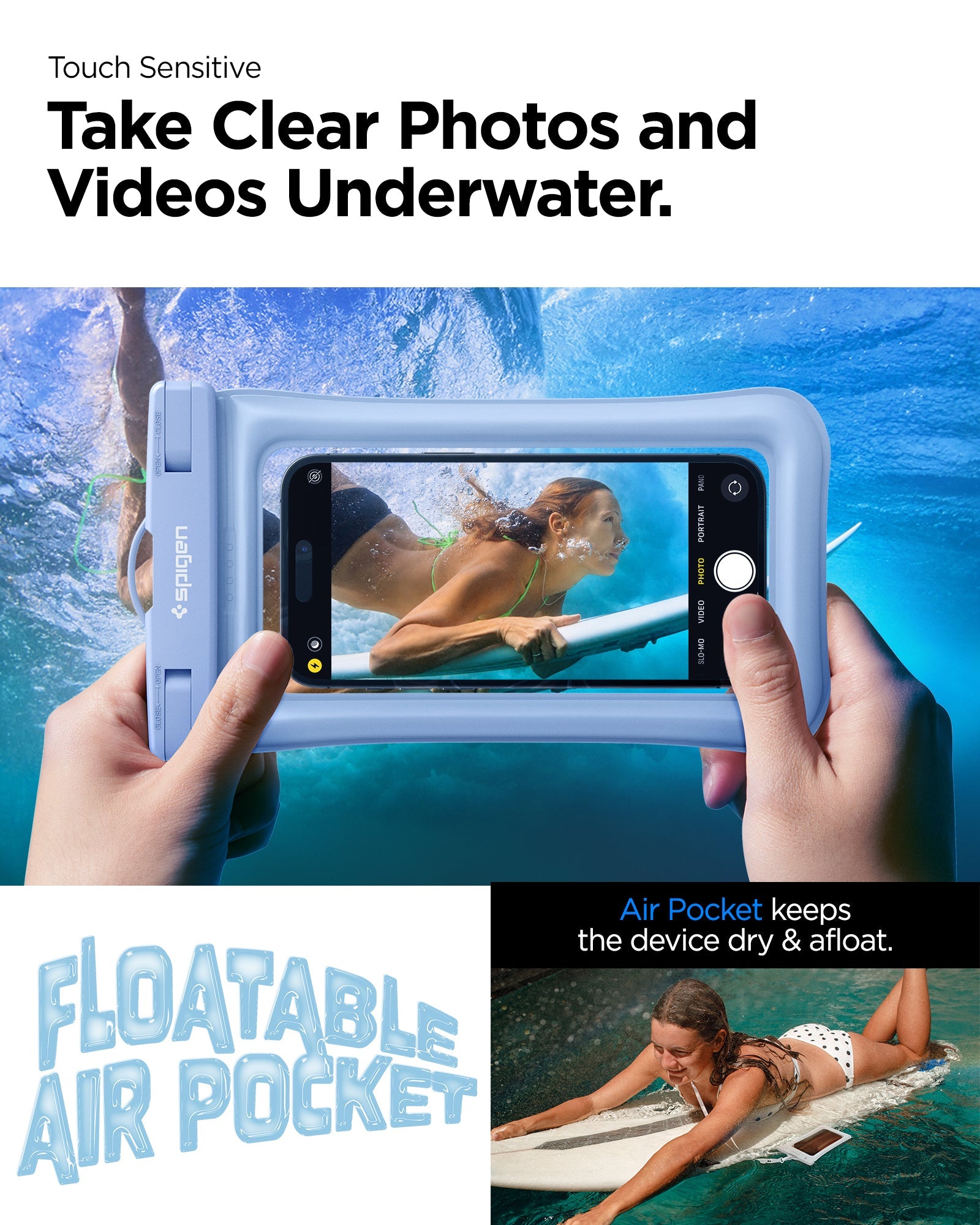 AquaShield Waterproof Floating Case (2 Pack) | A610