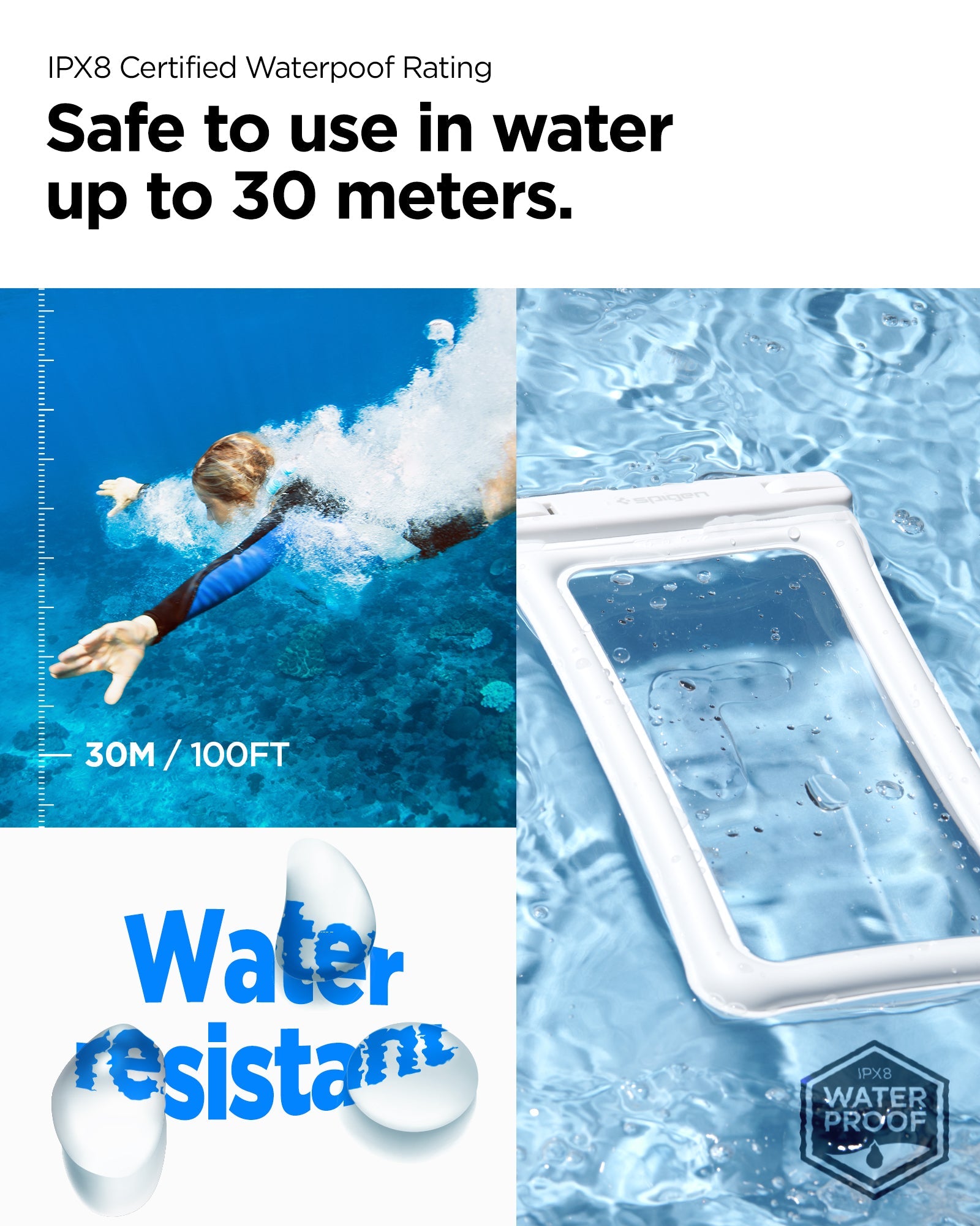 AquaShield Waterproof Floating Case (2 Pack) | A610