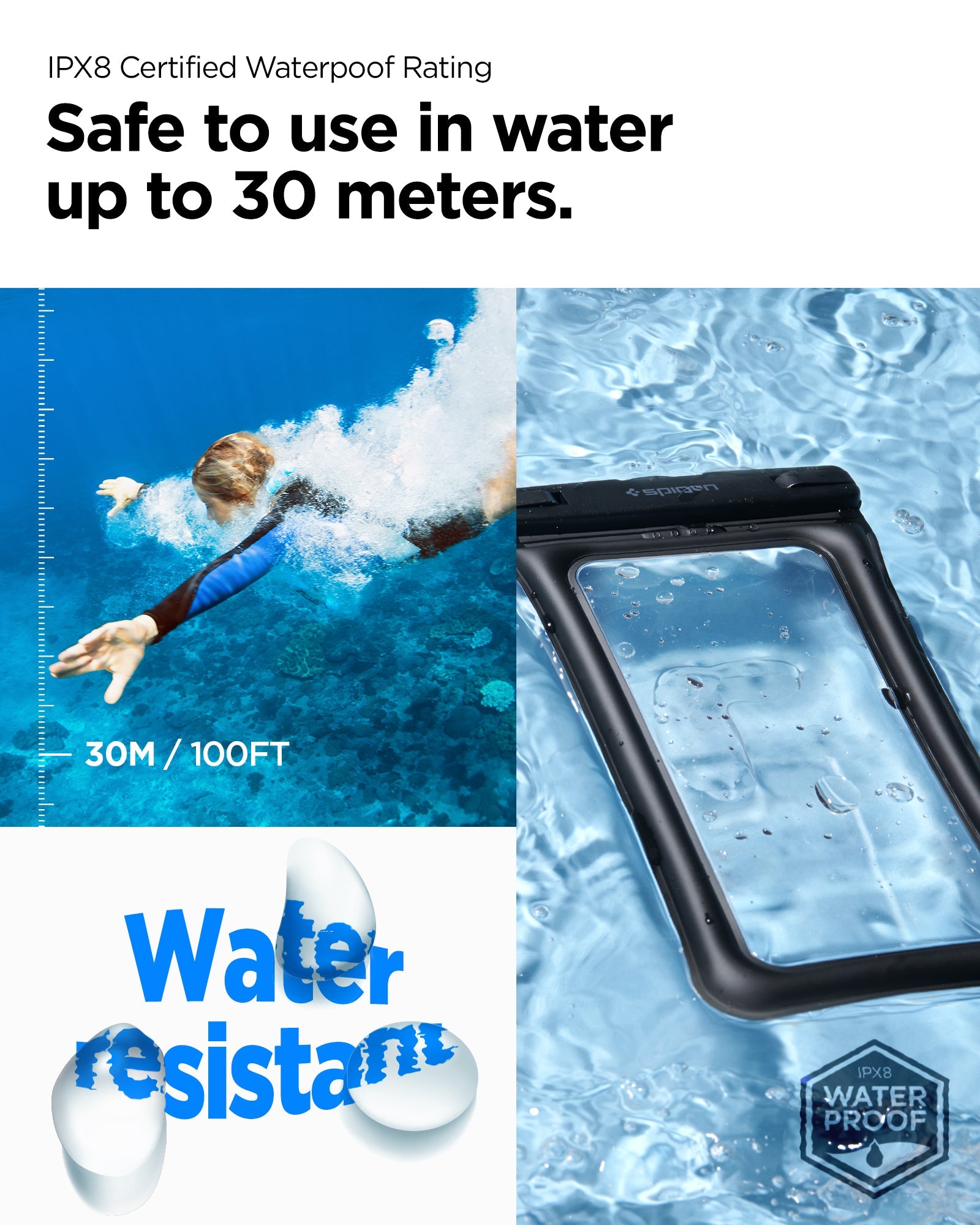 AquaShield Waterproof Floating Case (2 Pack) | A610
