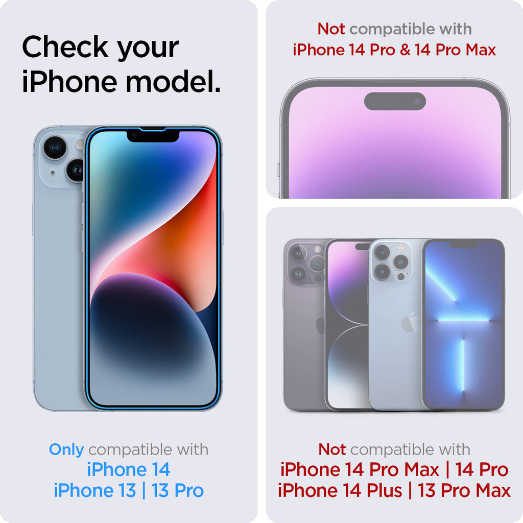 iPhone 14 Series - EZ Fit GLAS.tR | Sensor Protected