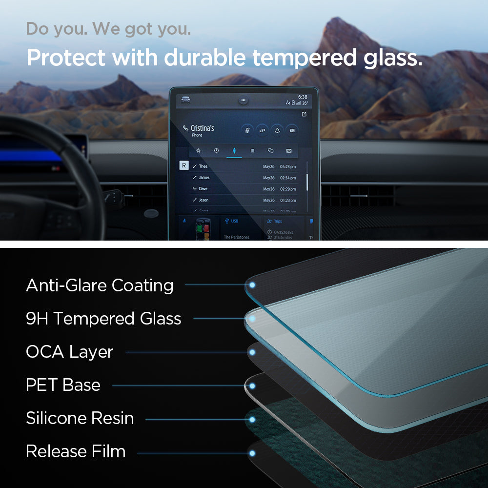 Ford Models - Screen Protector GLAS.tR SLIM | Anti-Glare