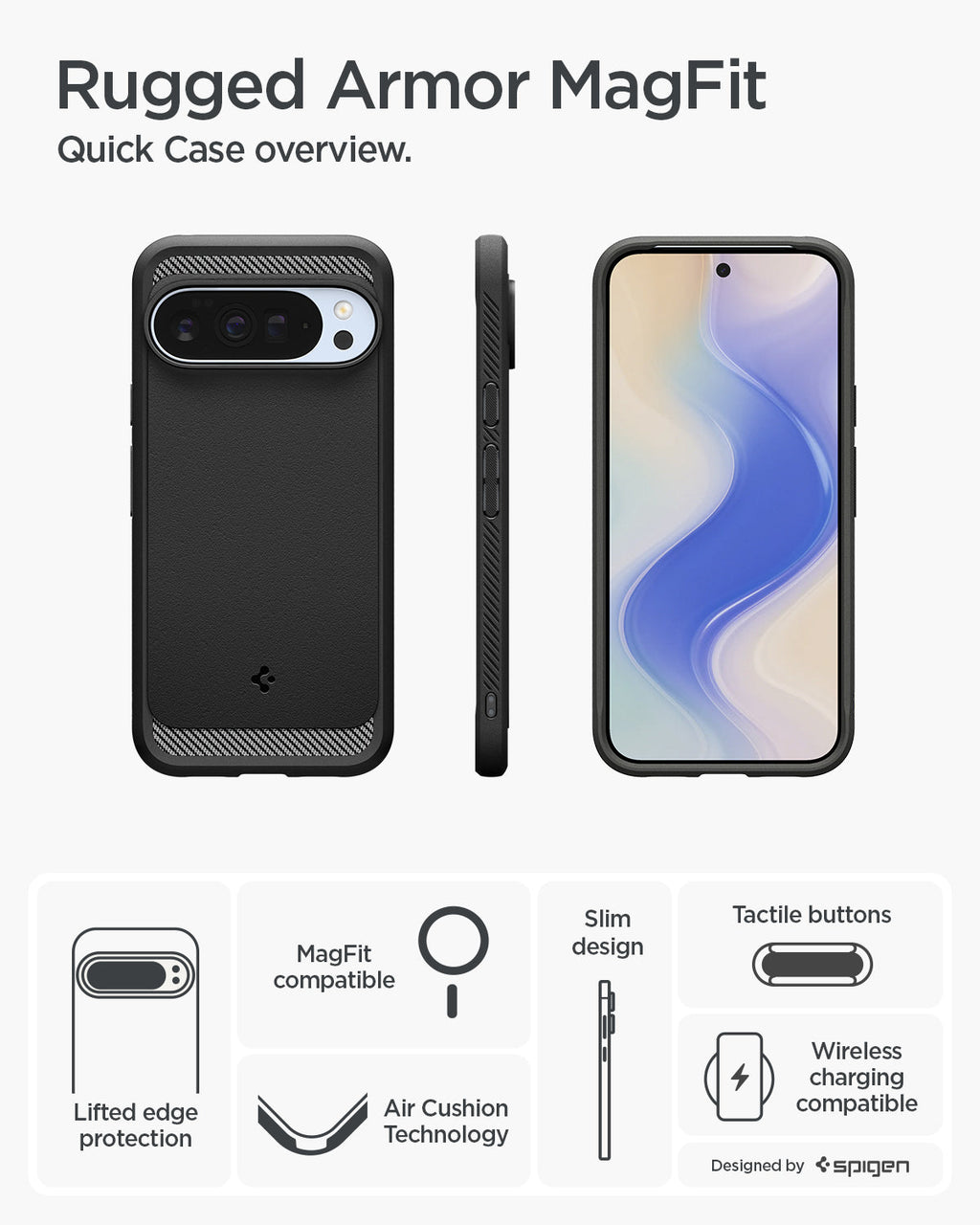 Pixel 10 Series - Rugged Armor (Mag Fit)