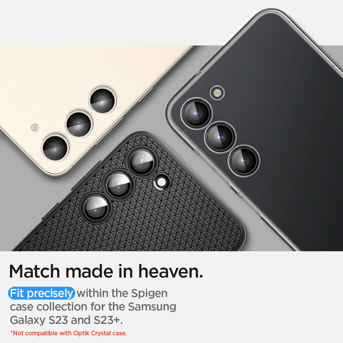 Galaxy S23 Series - Optik Pro EZ Fit Lens Protector