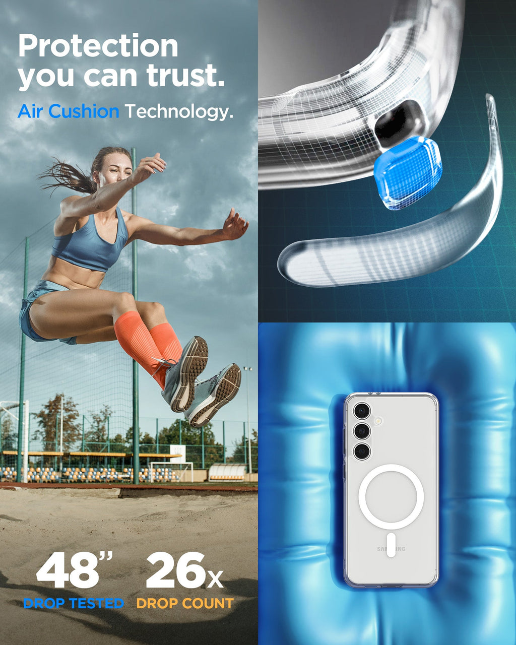 Galaxy S24 Series - Ultra Hybrid Metal Ring (Mag Fit)